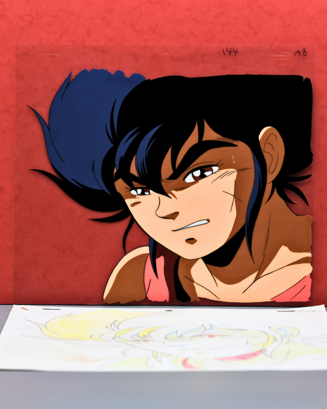 Ken Taiga original production douga from Jūshin Liger, full view