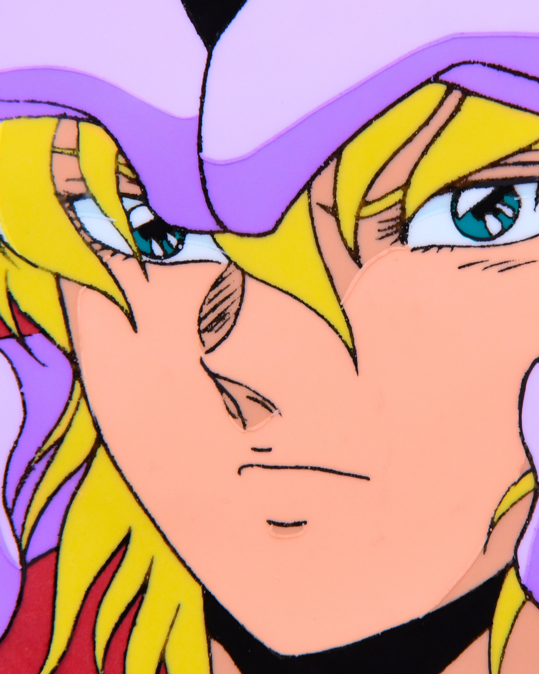 Close-up detail of Ryu Dolk bio armor cel from Jūshin Liger