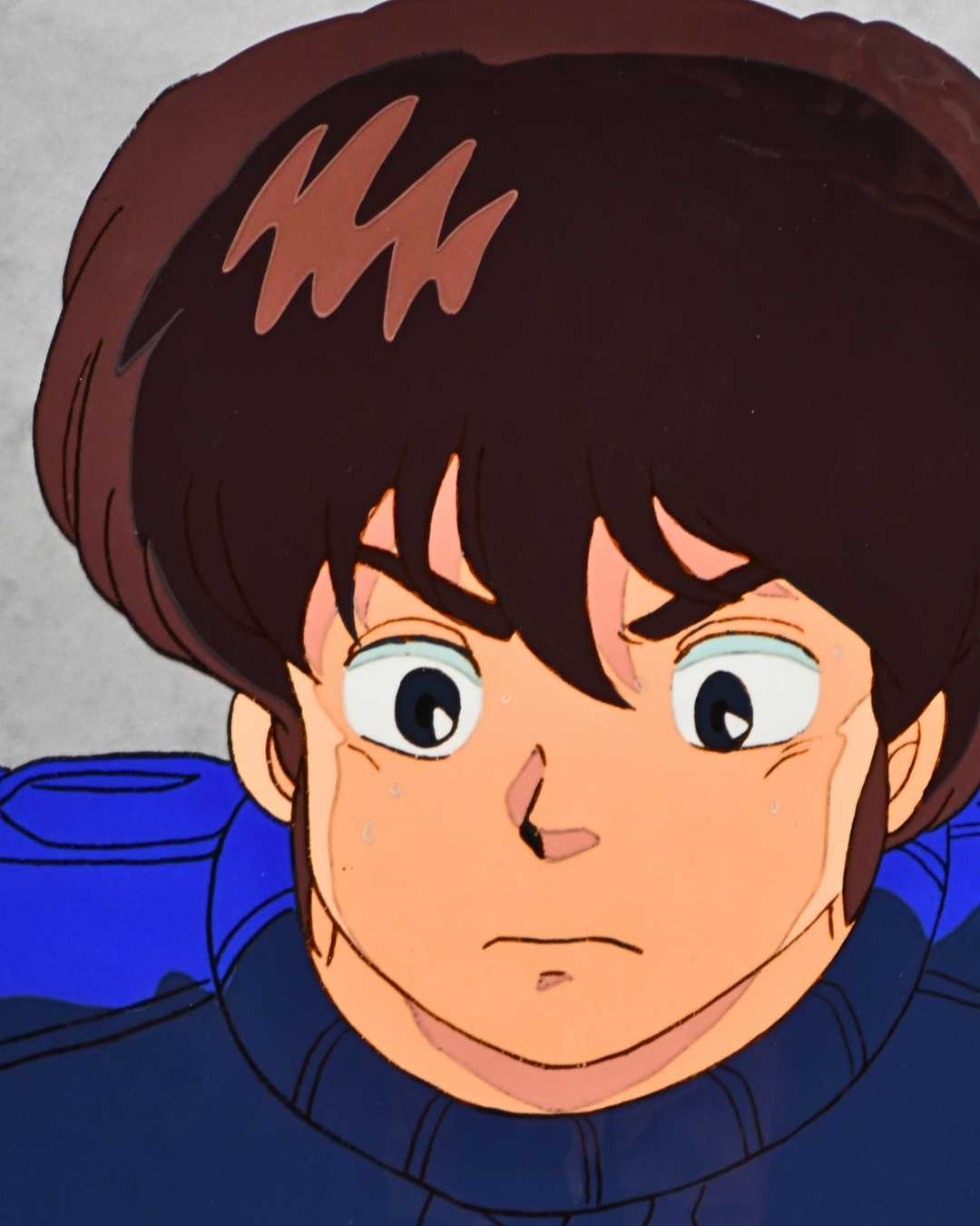 Yusaku Godai original production cel from Maison Ikkoku close portrait