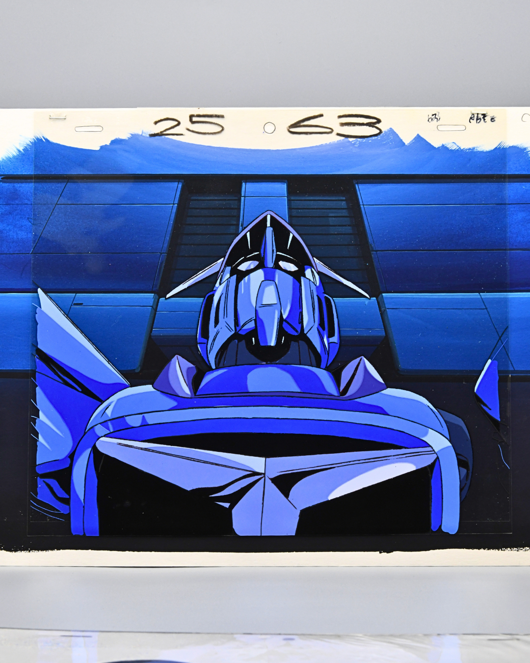 Metal Armor Dragonar Falguen final battle original production cel with hand-painted background