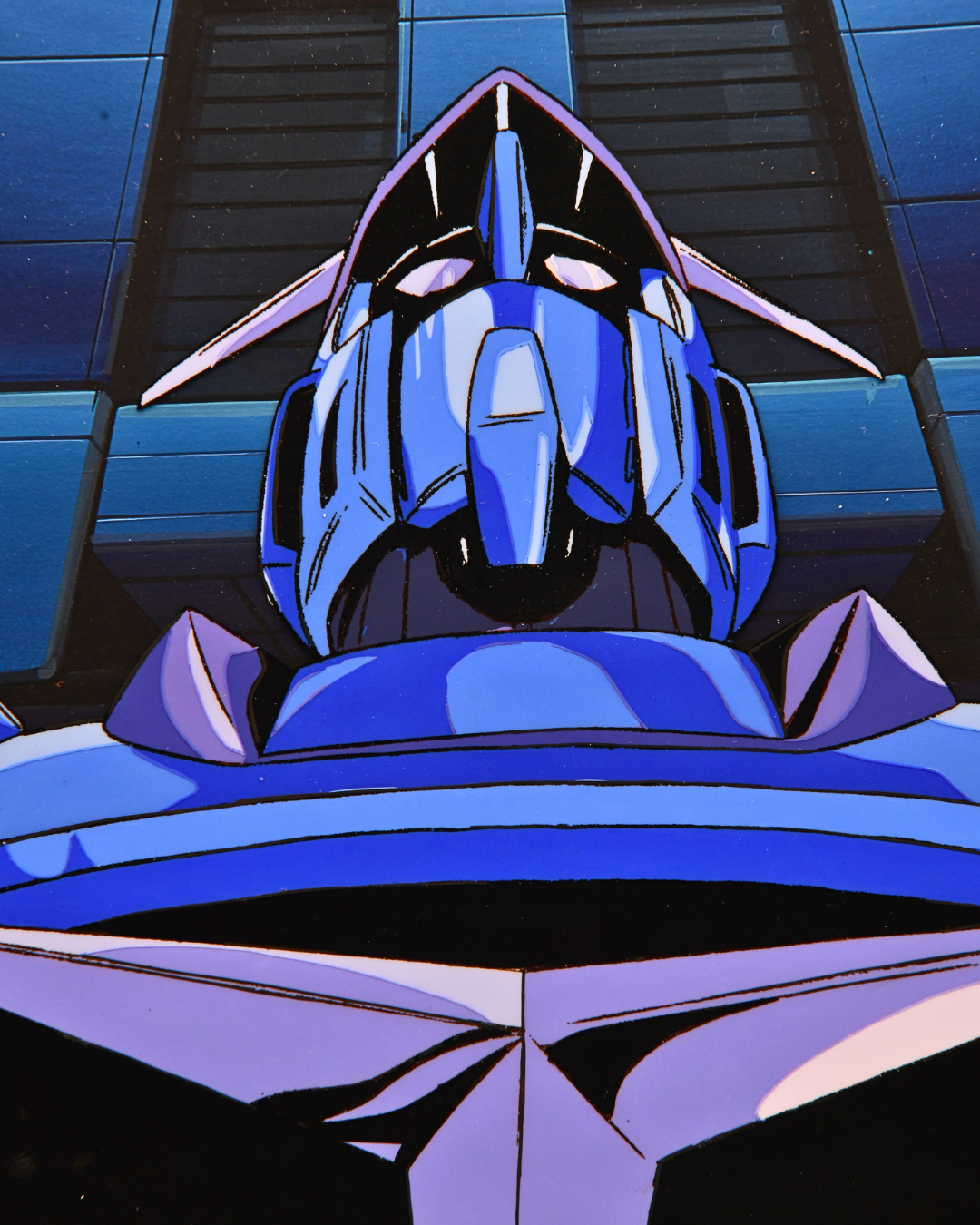Metal Armor Dragonar Falguen production cel detail showing frontal mecha composition