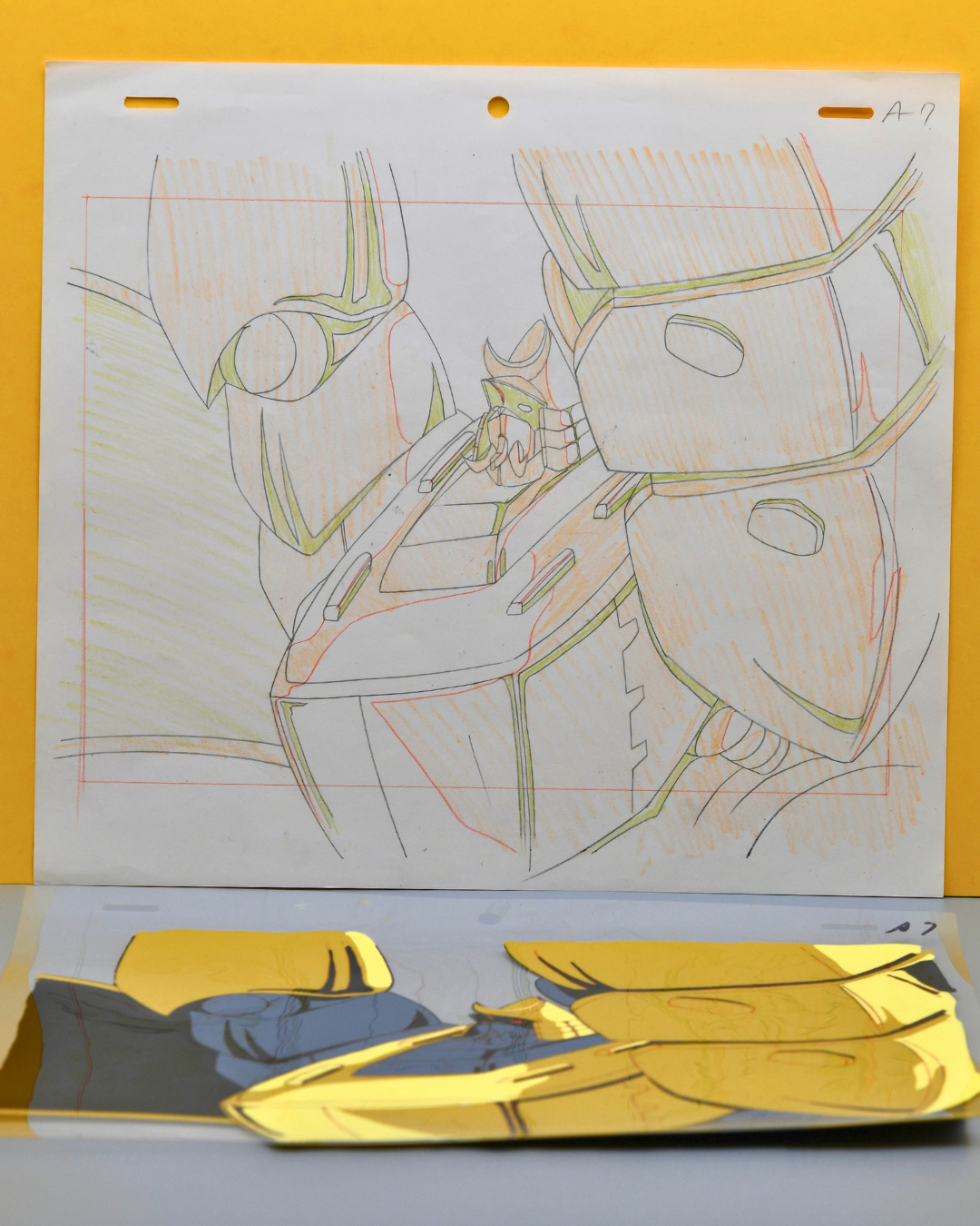 Metal Armor Dragonar Gilgazamune original production cel and matching douga set