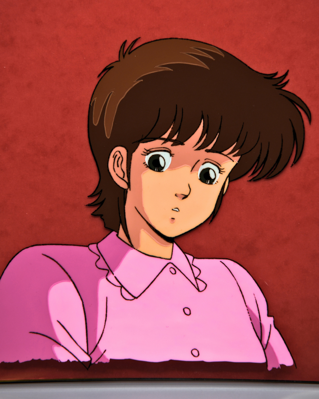 Rose Pattenton portrait original anime production cel from Metal Armor Dragonar