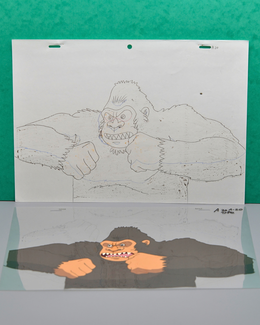 My Father’s Dragon 1997 gorilla matching production douga, full view