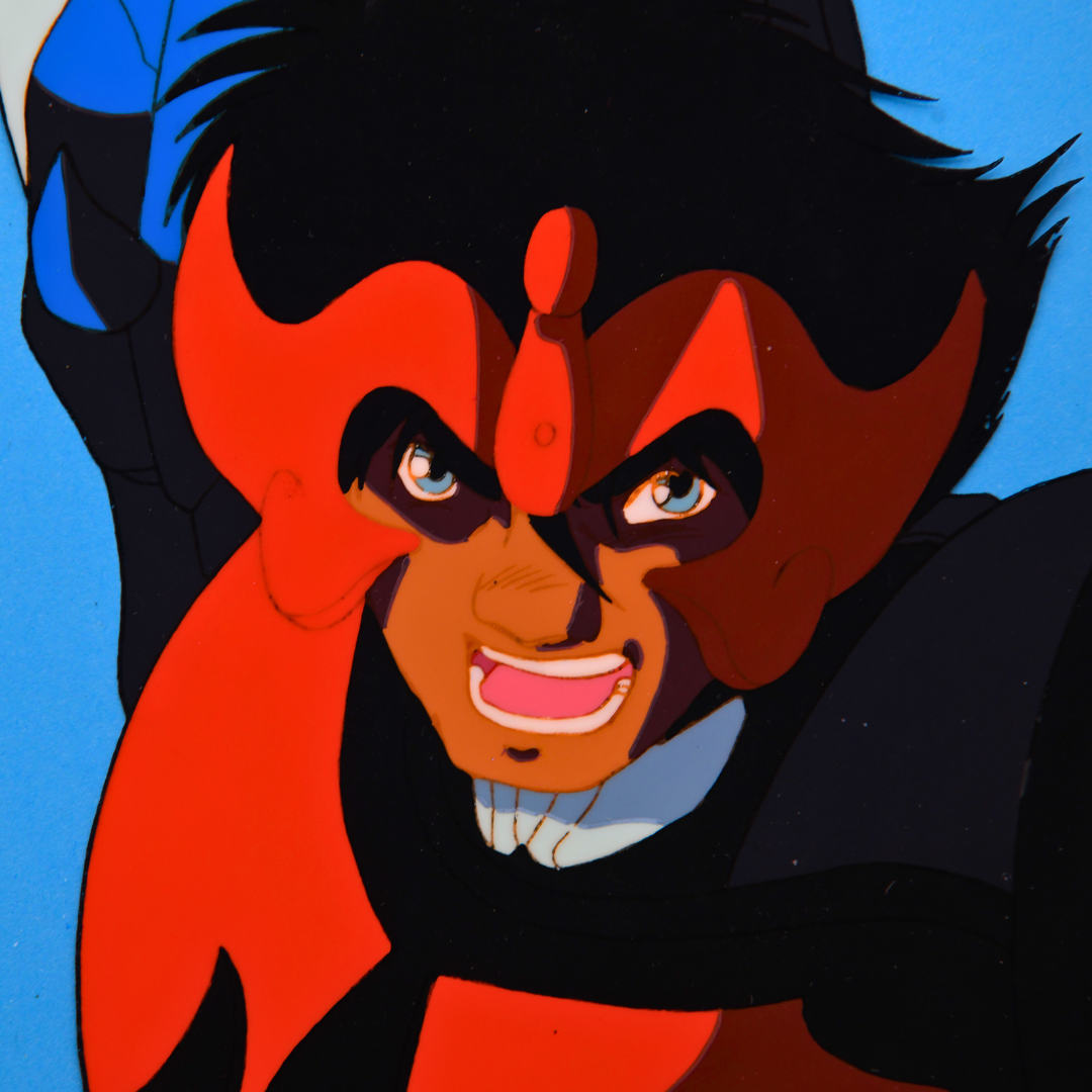 Dan King Hiba face detail original production cel Shurato anime
