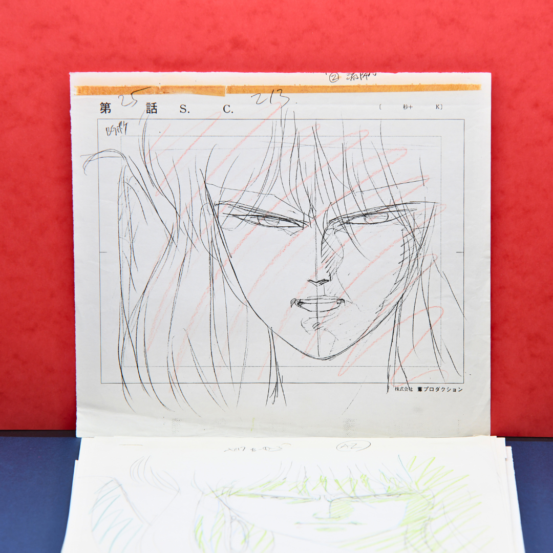 Gai Kuroki original production genga close-up set from Shurato The Legend of the Heavenly Sphere