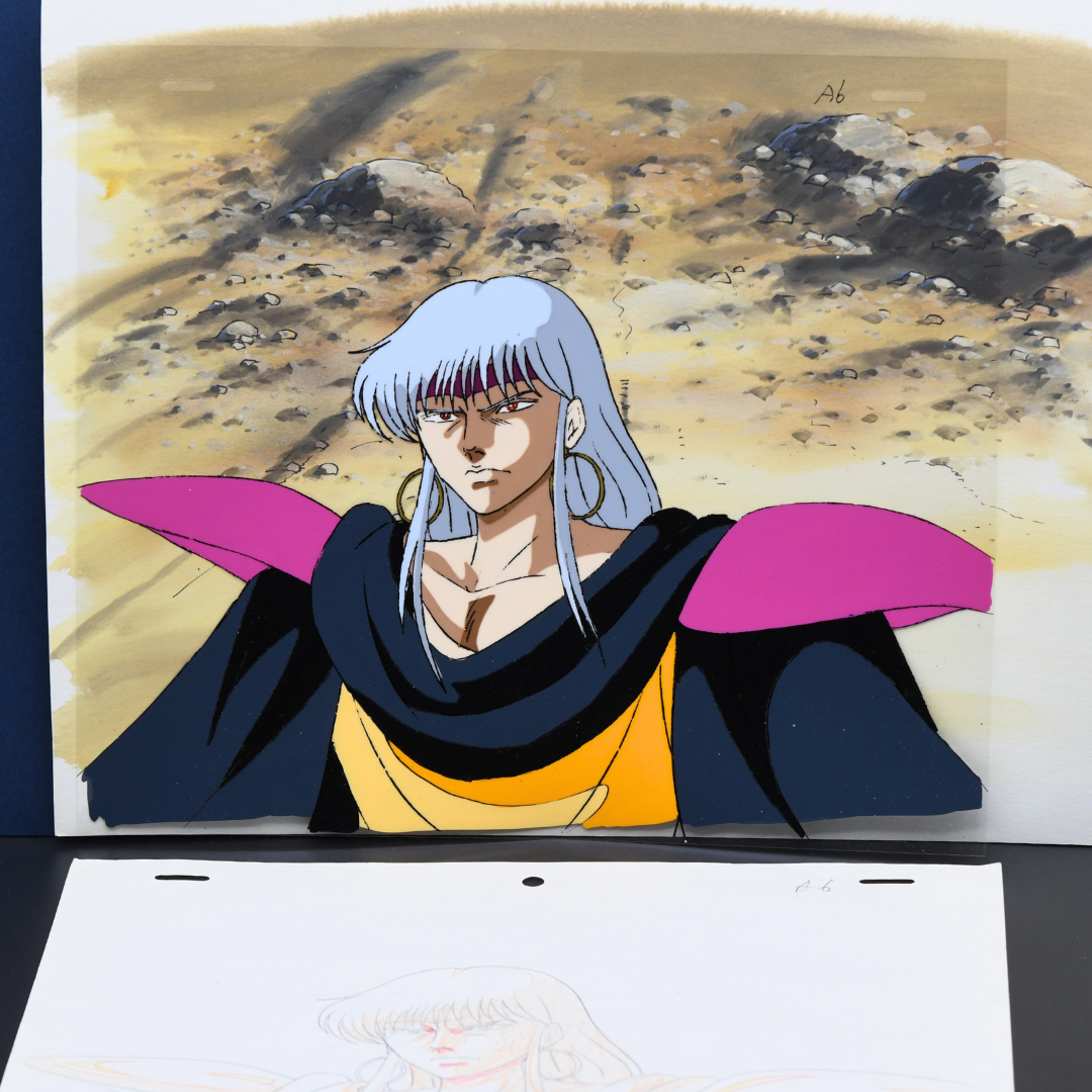 Gai Kuroki Shurato cel and douga matching pose production art