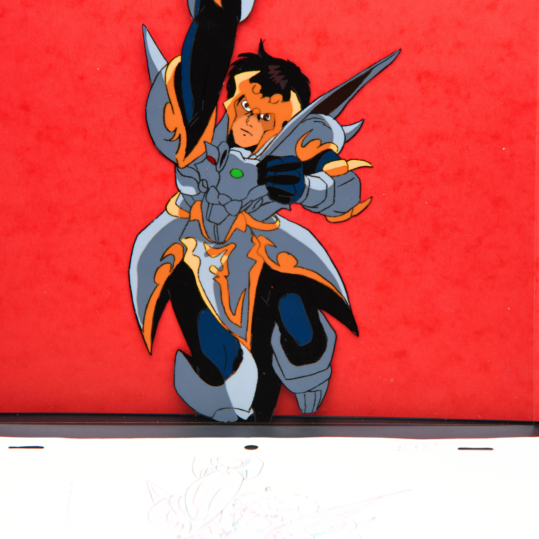 Dynamic Shurato Hidaka jumping original hand-painted production cel