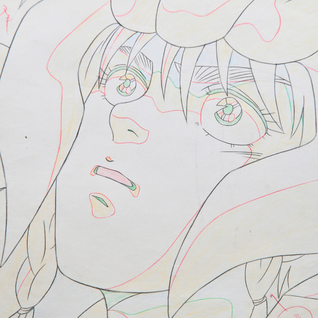 Shurato Hidaka clean original production douga close-up drawing from Shurato