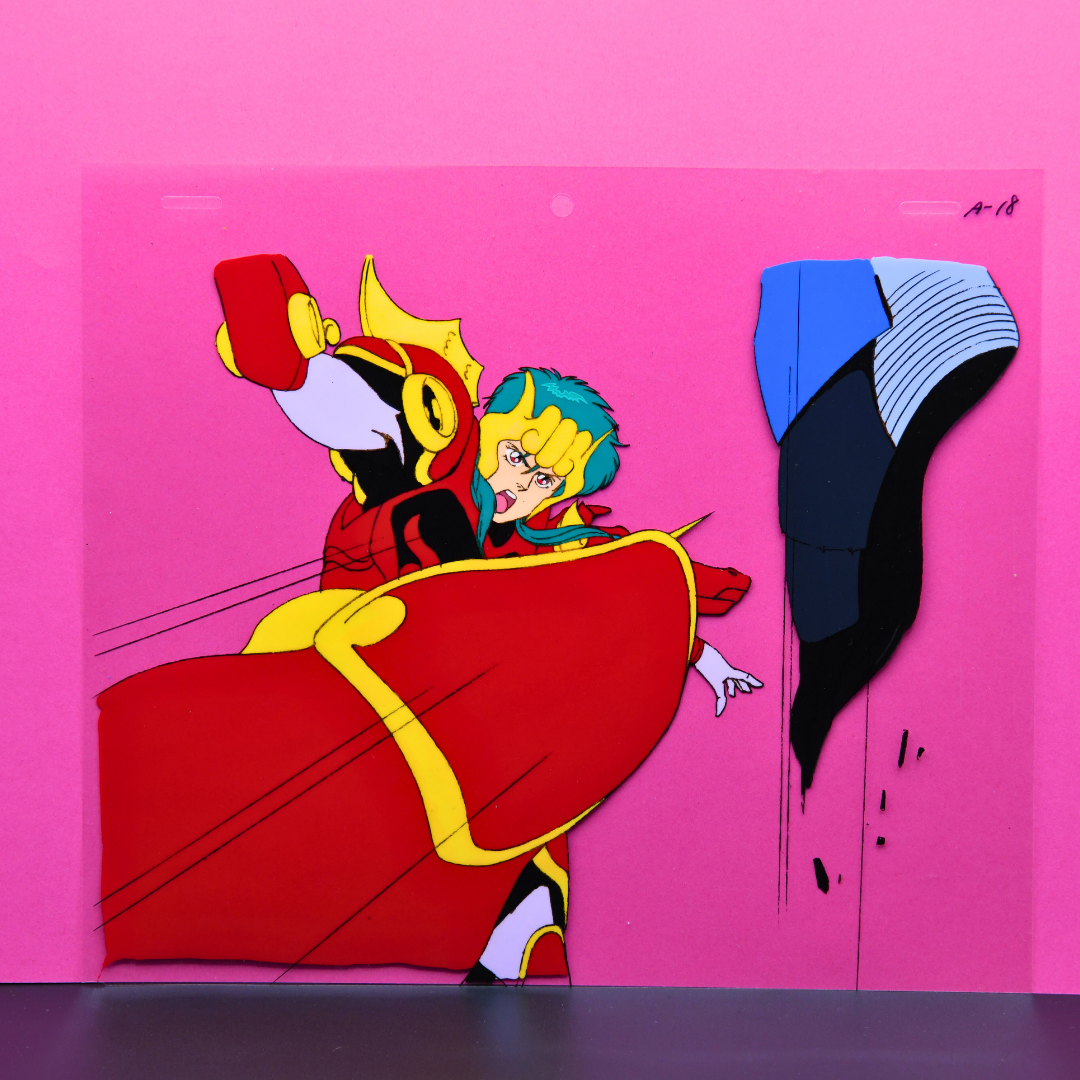 Full view of Renge original hand-painted production cel from Shurato