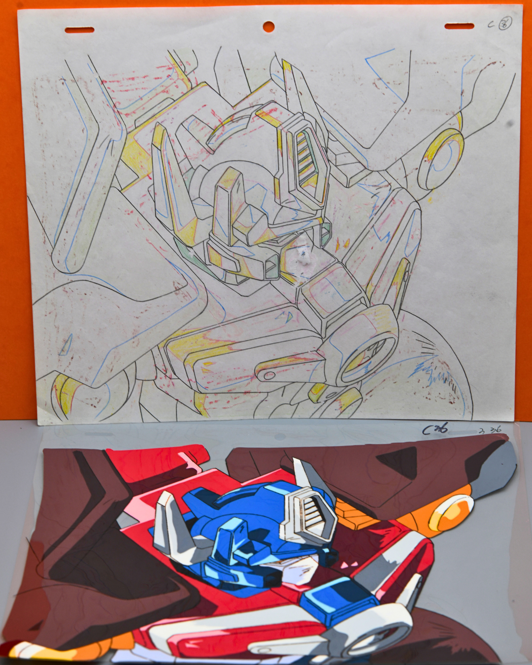 Big Convoy original douga close up