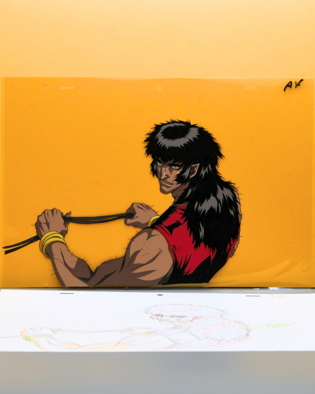 Mashira original production cel with matching douga from Vampire Hunter D Bloodlust, full view
