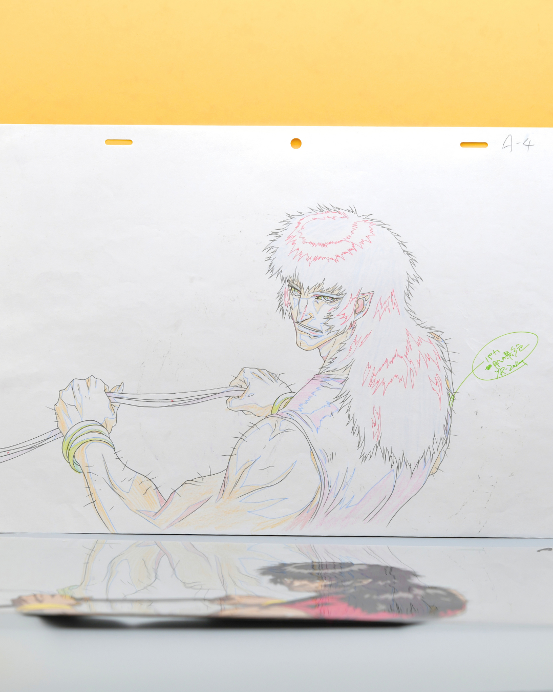Mashira matching production douga from Vampire Hunter D Bloodlust, full drawing